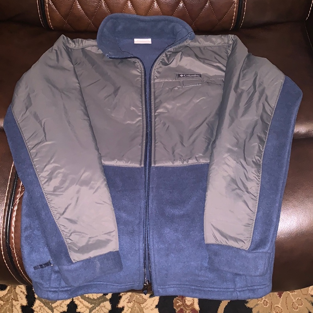 Columbia Boy’s Steens Mountain Overlay Fleece Jacket